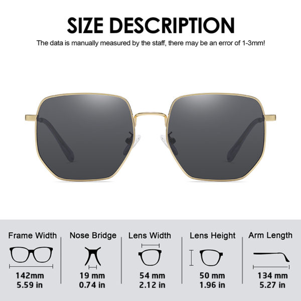 Square Polarized Sunglasses For Women - Image 5
