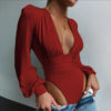 Elastic Casual Party Bodysuits - Image 9