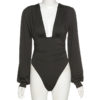 Elastic Casual Party Bodysuits - Image 6