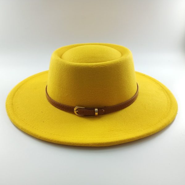 Women's Hat High Quality Fedoras Man Hat Ladies - Image 18