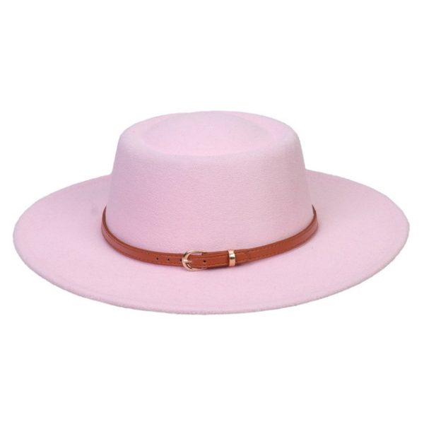 Women's Hat High Quality Fedoras Man Hat Ladies - Image 23