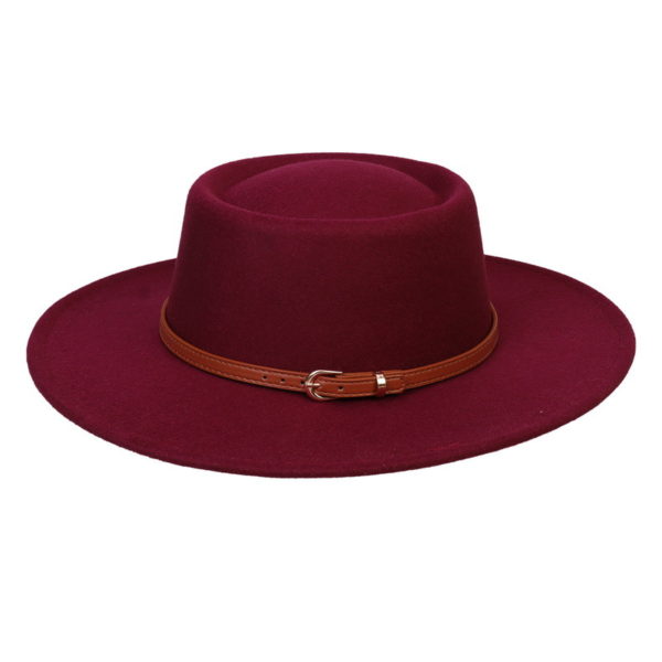 Women's Hat High Quality Fedoras Man Hat Ladies - Image 3