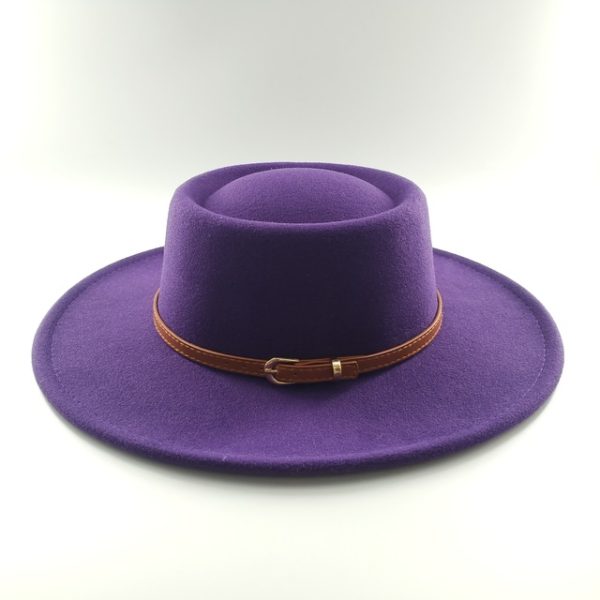 Women's Hat High Quality Fedoras Man Hat Ladies - Image 31