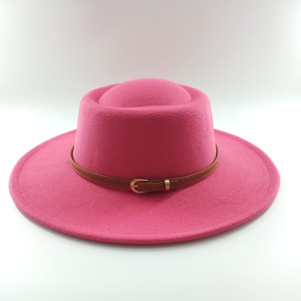 Women's Hat High Quality Fedoras Man Hat Ladies - Image 35