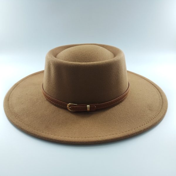 Women's Hat High Quality Fedoras Man Hat Ladies - Image 36