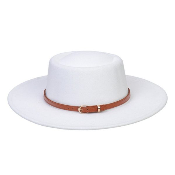 Women's Hat High Quality Fedoras Man Hat Ladies - Image 12