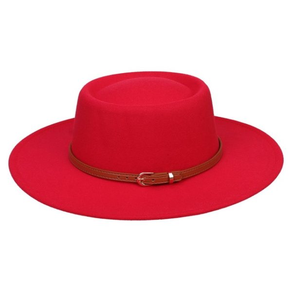 Women's Hat High Quality Fedoras Man Hat Ladies - Image 13