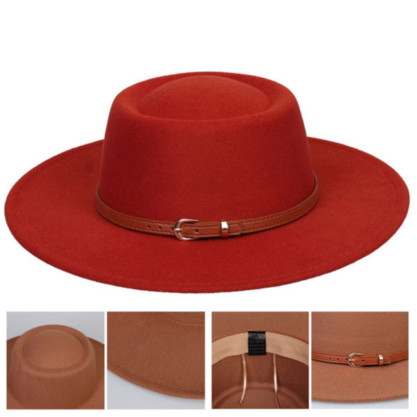 Women's Hat High Quality Fedoras Man Hat Ladies