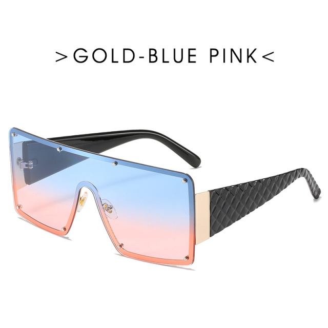 Oversized Square Sunglasses For Women - Image 8