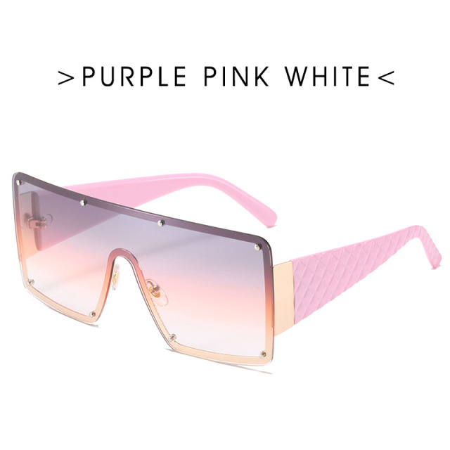 Oversized Square Sunglasses For Women - Image 12