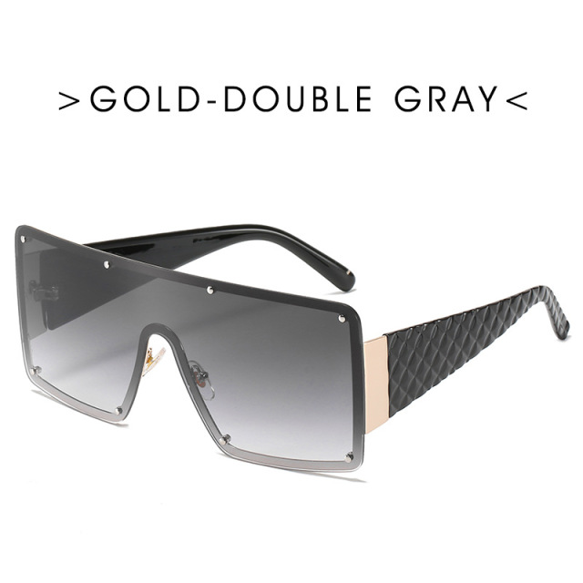 Oversized Square Sunglasses For Women - Image 13