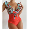 Ruffle One Piece Swimsuit For Women - Image 8