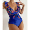 Ruffle One Piece Swimsuit For Women - Image 3