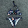 2022 New Swimwear Women Print Floral Bikinis Set - Image 3