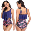 Women Ruched High Waist Bikini 2022 - Image 2