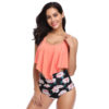 Women Ruched High Waist Bikini 2022