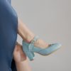 Square Heel Sandals For Women