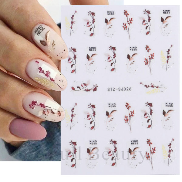 Cotton 3D Nail Stickers - Image 2