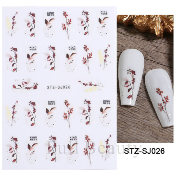 Cotton 3D Nail Stickers - Image 8