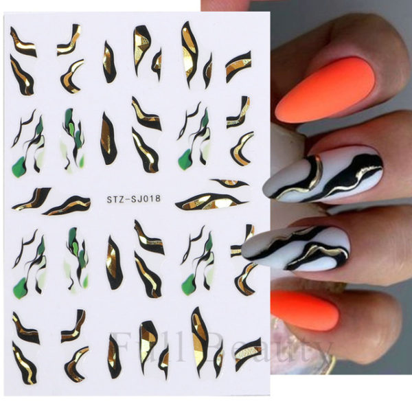 Cotton 3D Nail Stickers - Image 17