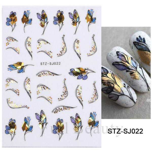 Cotton 3D Nail Stickers - Image 21