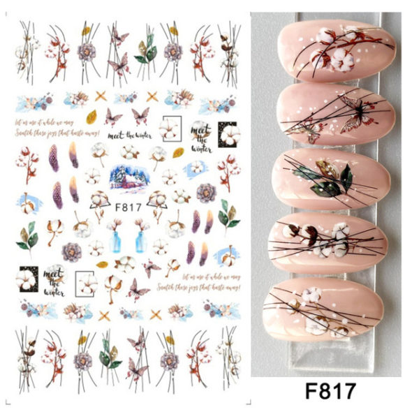 Cotton 3D Nail Stickers - Image 23