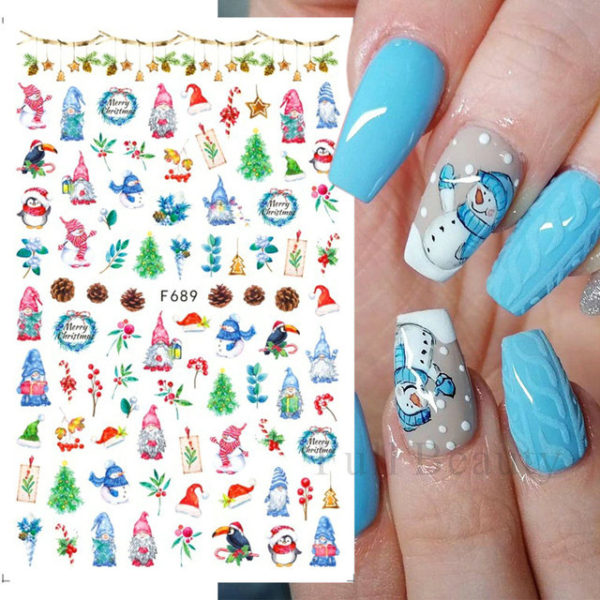 Cotton 3D Nail Stickers - Image 31