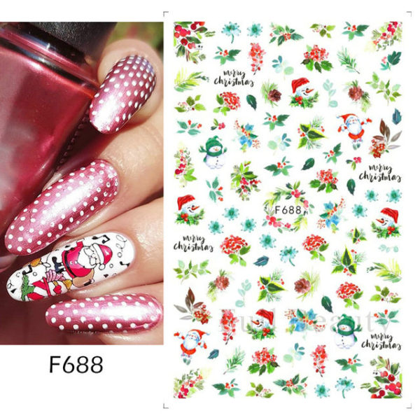 Cotton 3D Nail Stickers - Image 33