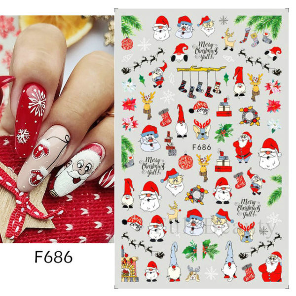 Cotton 3D Nail Stickers - Image 35