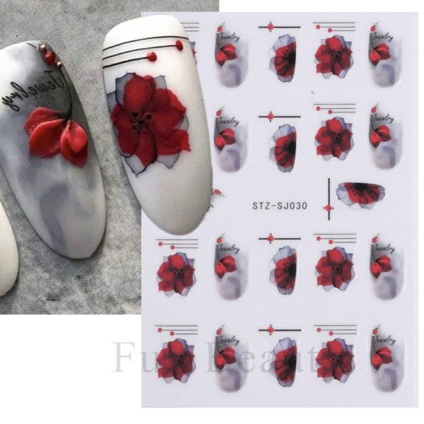 Cotton 3D Nail Stickers - Image 4