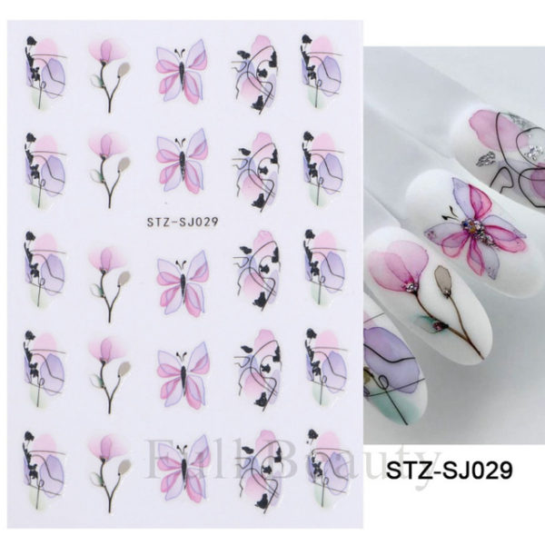 Cotton 3D Nail Stickers - Image 10