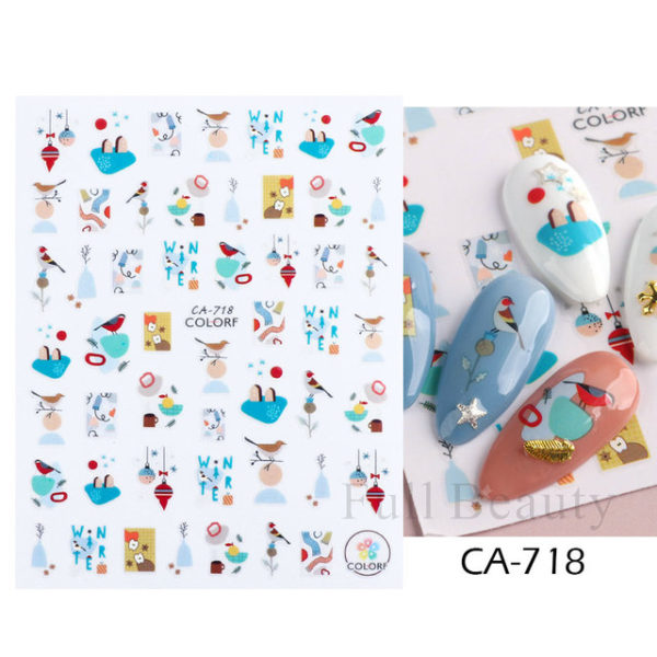 Cotton 3D Nail Stickers - Image 41