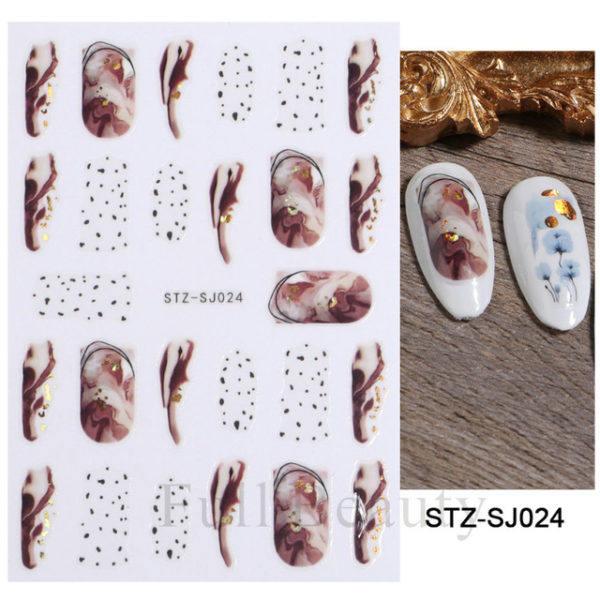 Cotton 3D Nail Stickers - Image 12