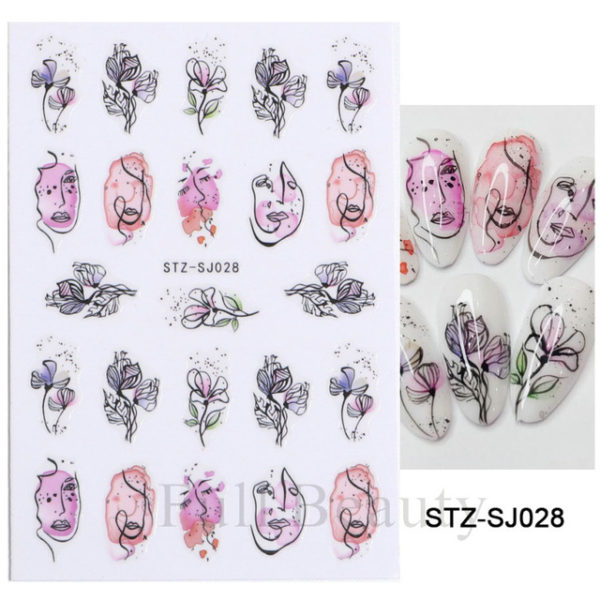 Cotton 3D Nail Stickers - Image 13