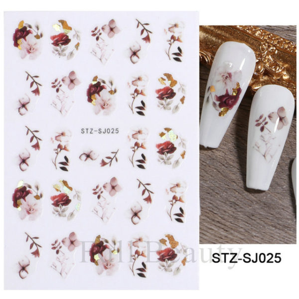 Cotton 3D Nail Stickers - Image 7