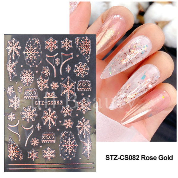 Geometric Lines Nails Stickers - Image 25