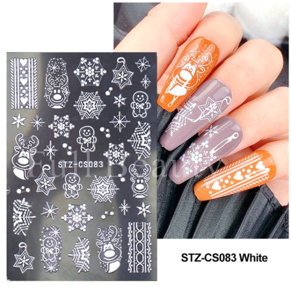 Geometric Lines Nails Stickers - Image 27