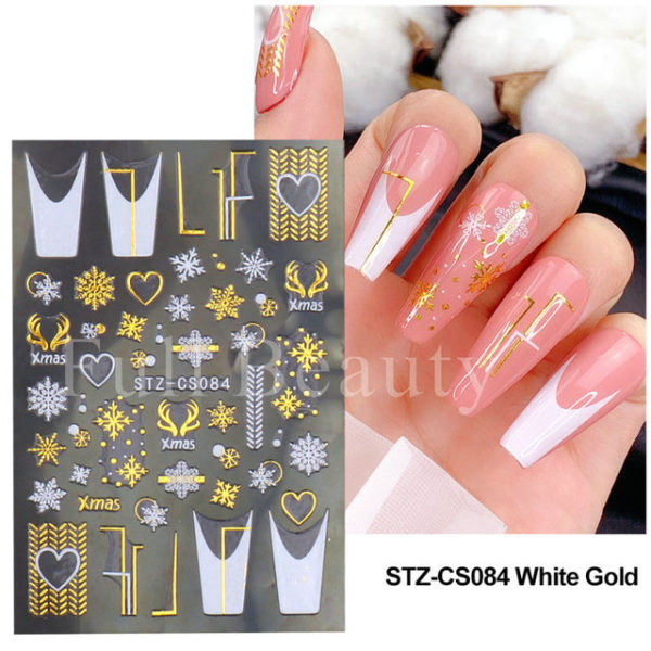 Geometric Lines Nails Stickers - Image 28